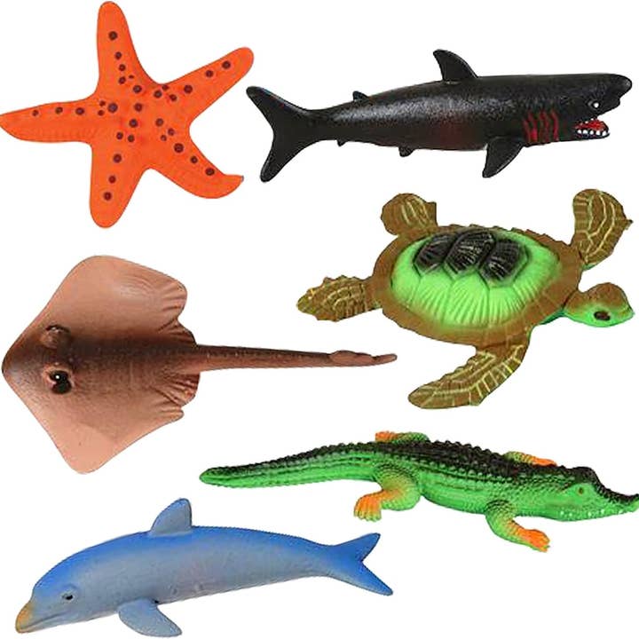 Brinquedo Criando Animais Marinhos Play para Crianças - Variado a Granel por atacado de Label & Decore