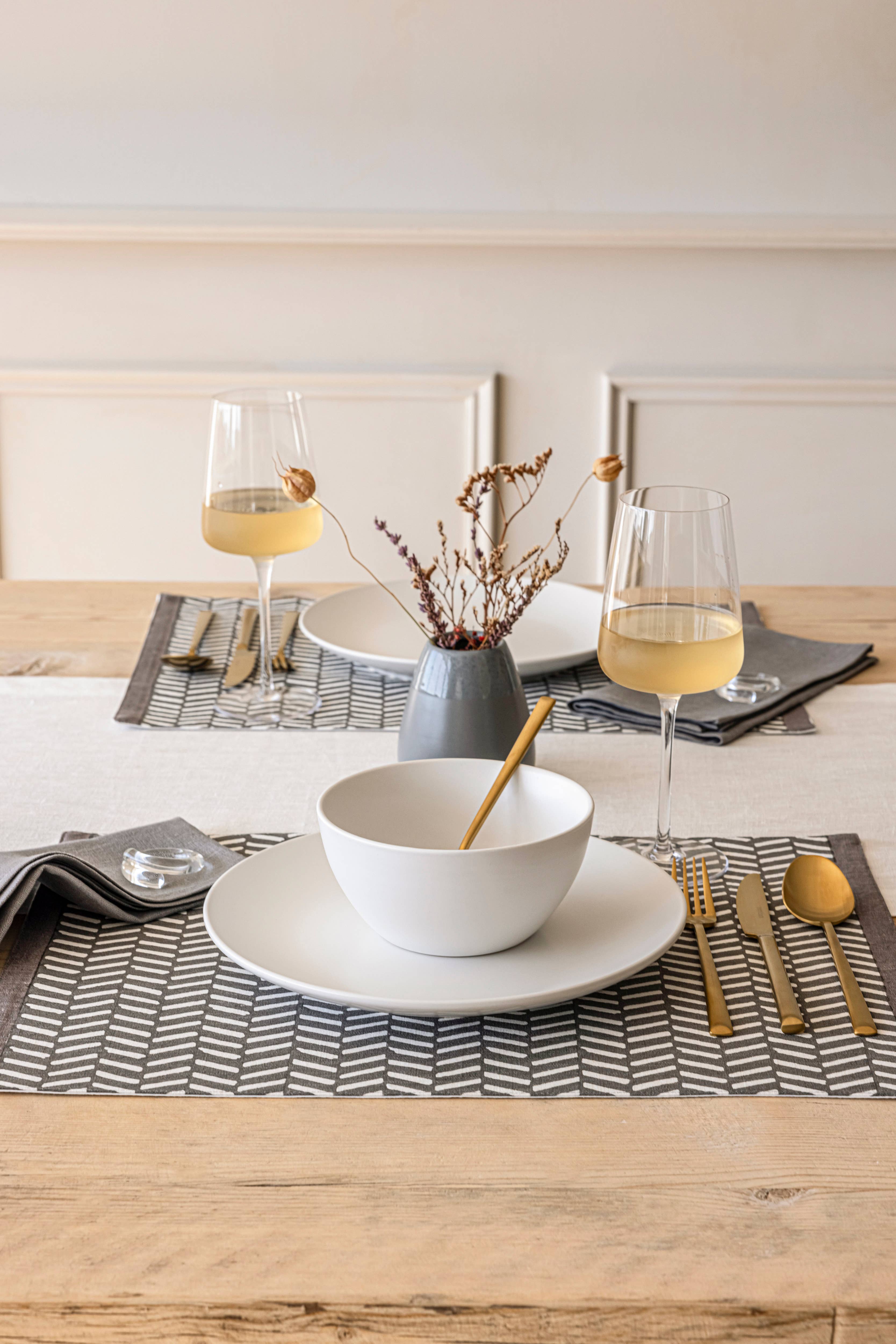 over&back - Wholesale Placemat - Artisan Hand-Blocked Placemats – 100% Cotton – Set of 468