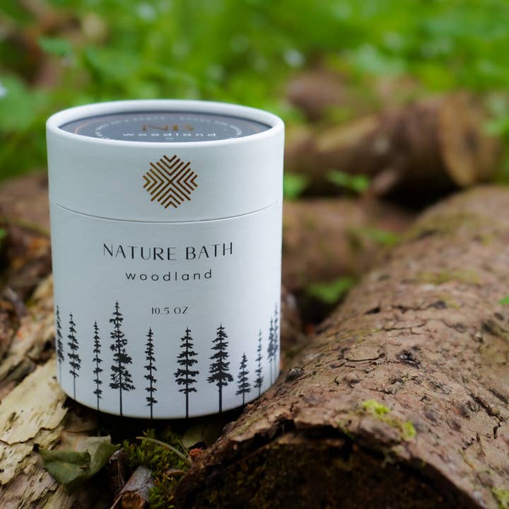 Ethics Supply Co. - Wholesale Jar/Filled Candle - Nature Bath Woodland Candle