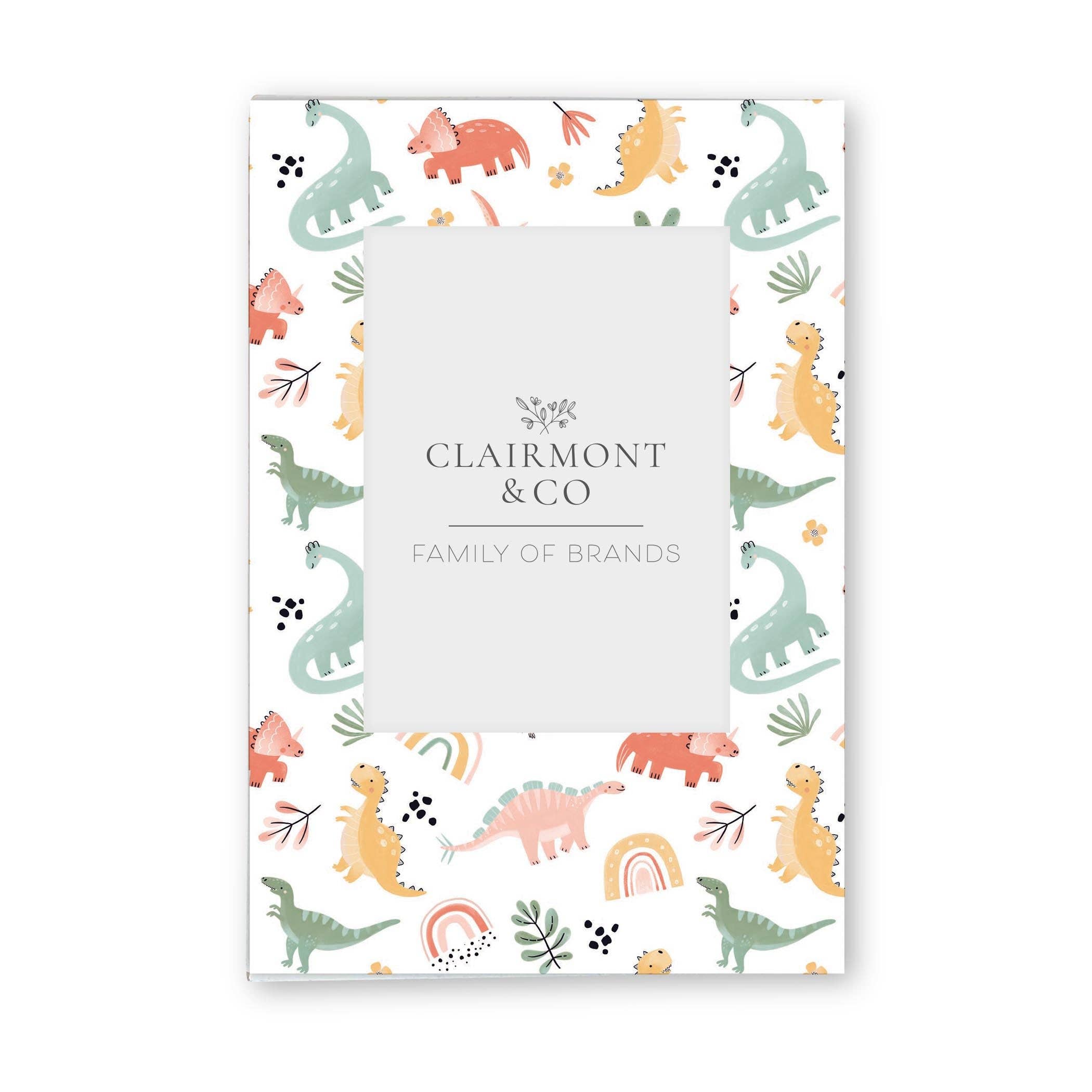 Clairmont & Co - Wholesale Picture Frame - Kids & Baby - Mini Frame-Dinosaur Nursery Pattern0
