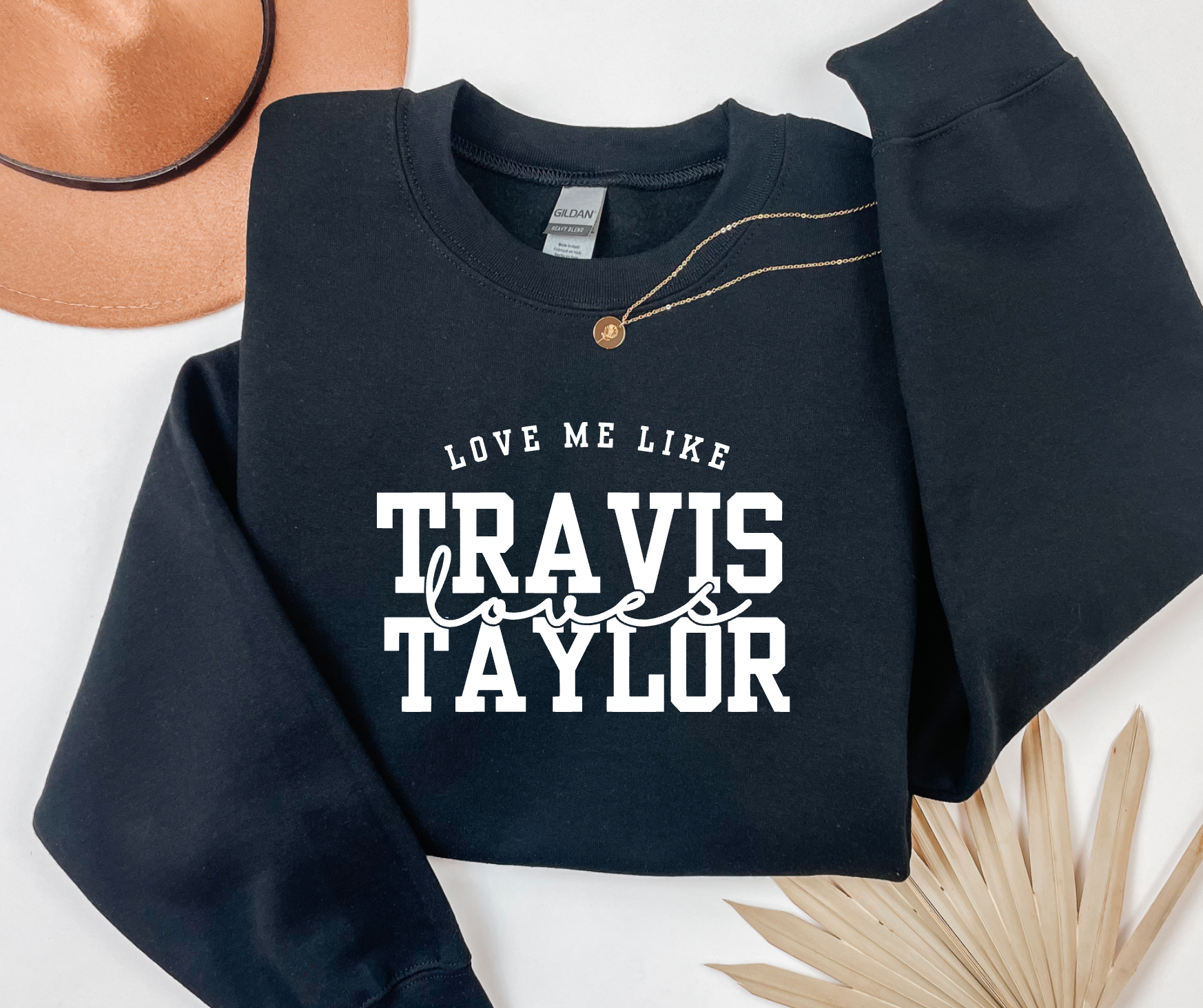 Gia Gifts Boutique - Wholesale Graphic Sweatshirt - Women's - Love Me Like Travis Loves Taylor Sweatshirt | Taylor Swift2