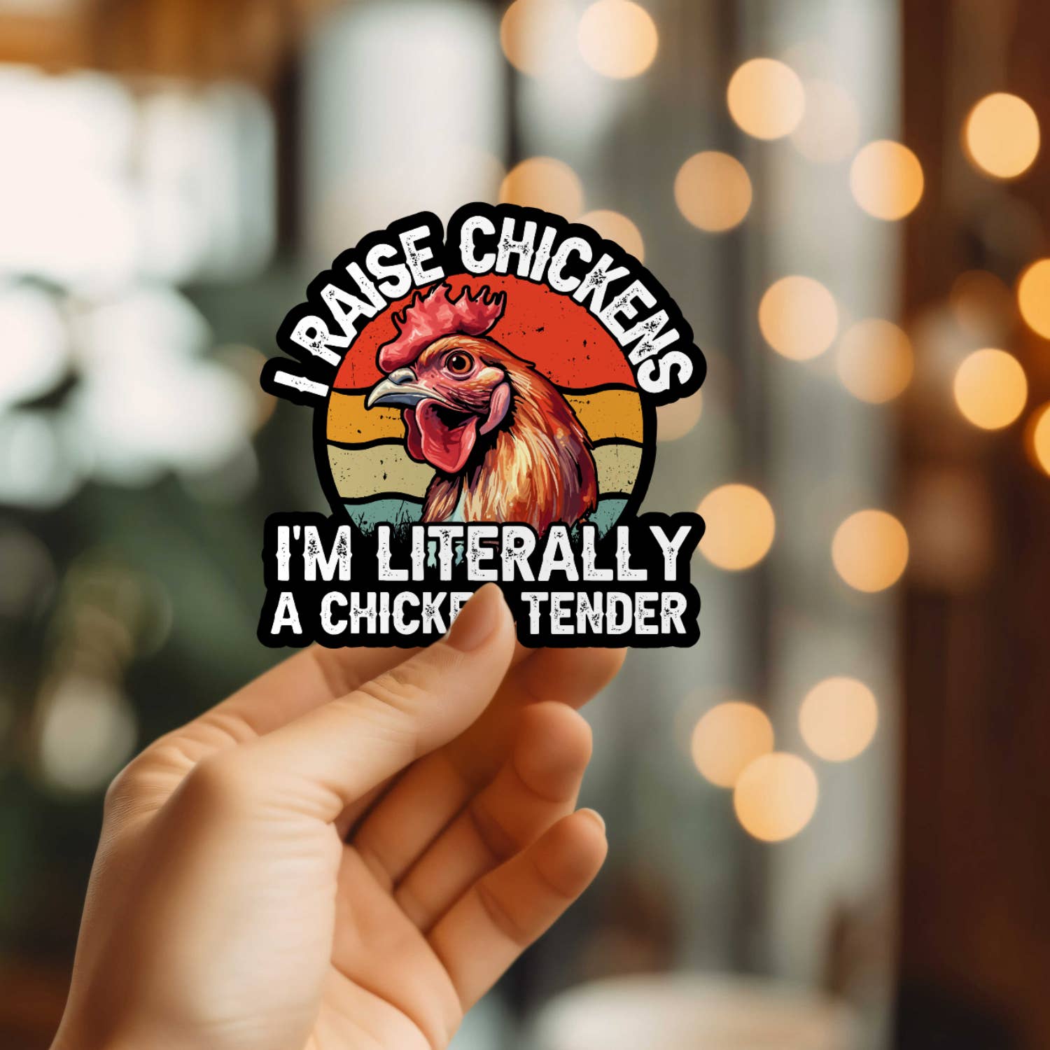 Mystical Monkey Toes - Wholesale Sticker - Funny Chicken Tender Sticker