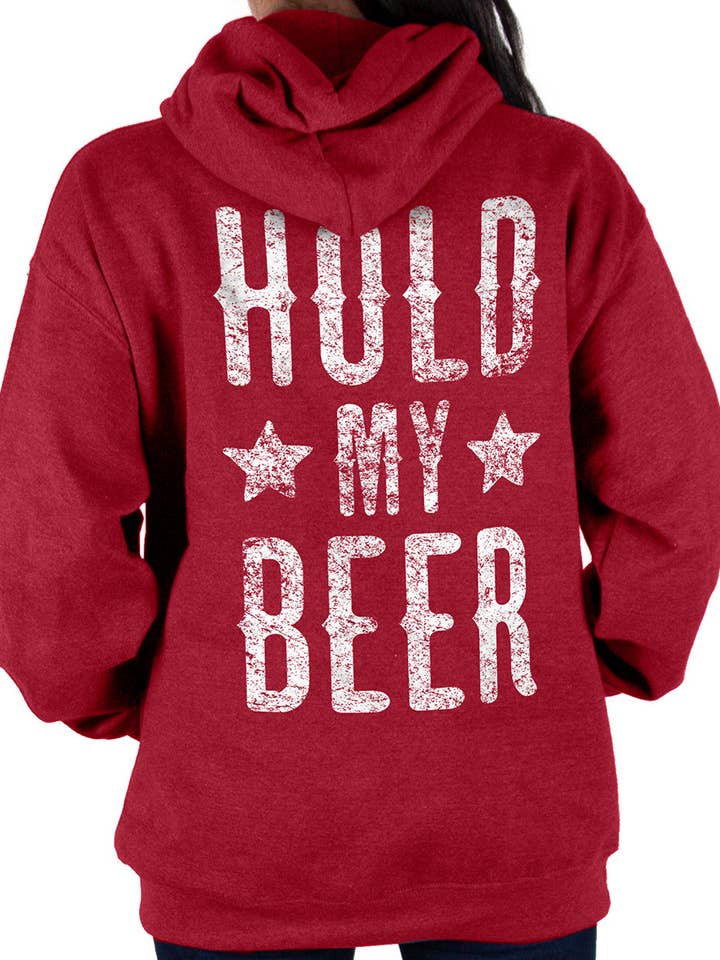 Sudadera con capucha Hold My Beer de Country Girl® para mujer para venta al por mayor de Country Girl Store