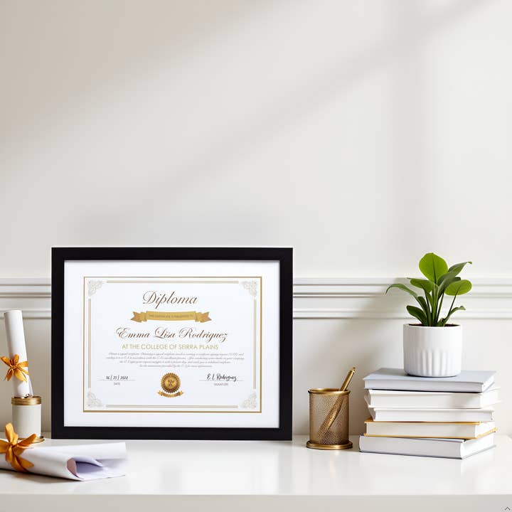 Kate & Milo - Wholesale Picture Frame - Graduation Diploma Frame, Graduation Gifts 20251