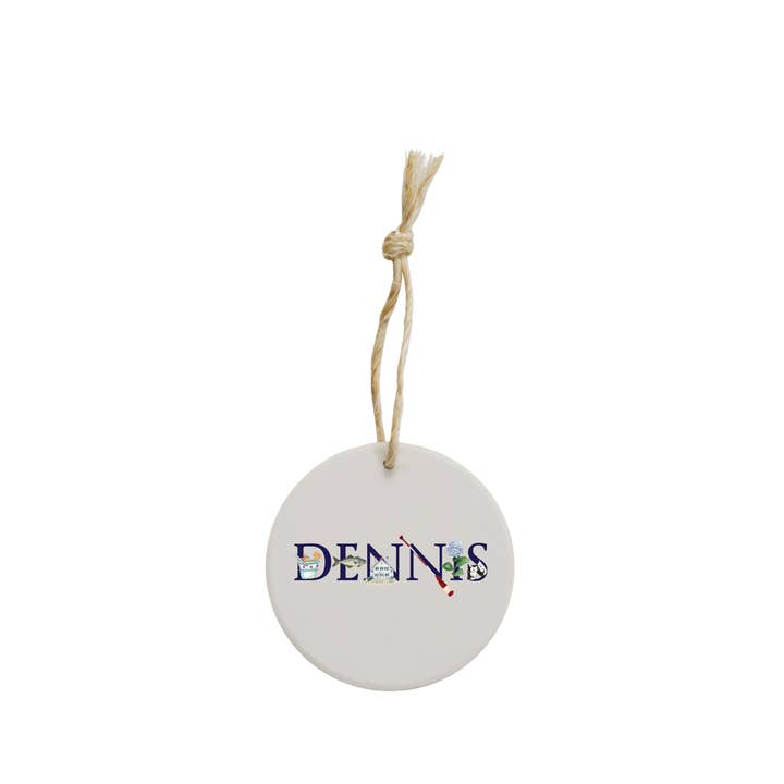 Tina Labadini Designs - Wholesale Ornament - dennis ceramic ornament