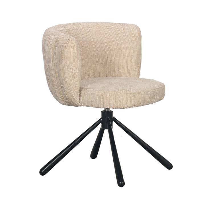 Pole To Pole - Wholesale Chair - Shell Rotating Chair Natural4