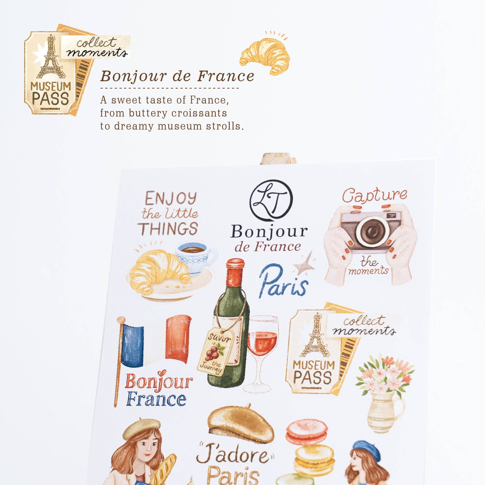 Lettoon – Großhandel Aufkleber – Stickerbogen – Bonjour de France5