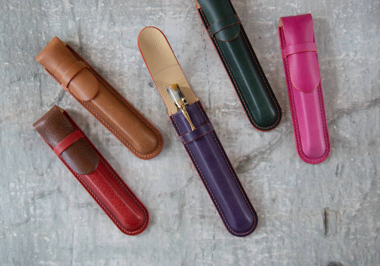 Creatico - Wholesale Pen & Pencil Holder - Leatherkind Amalfi Regular Pen Case12