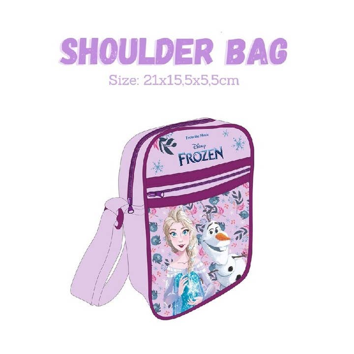 Factorycr - Vendita all'ingrosso Zaino - Bambini - Borsa A Tracolla Frozen 21X15,5X5,5 Cms