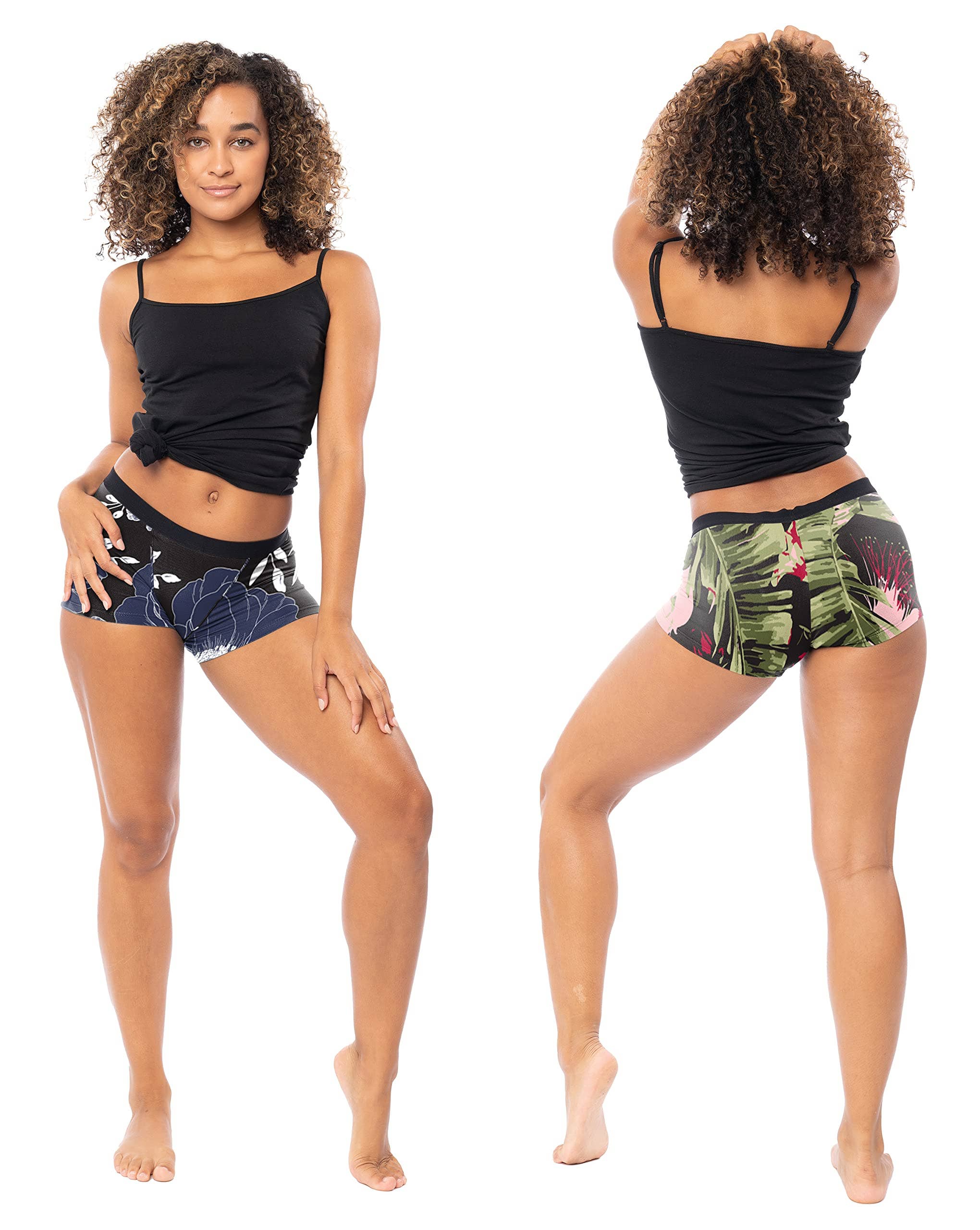 I-Wear Brands - Wholesale Ondergoed - Dames - 6-pack moderne korte boxerbroek voor dames38