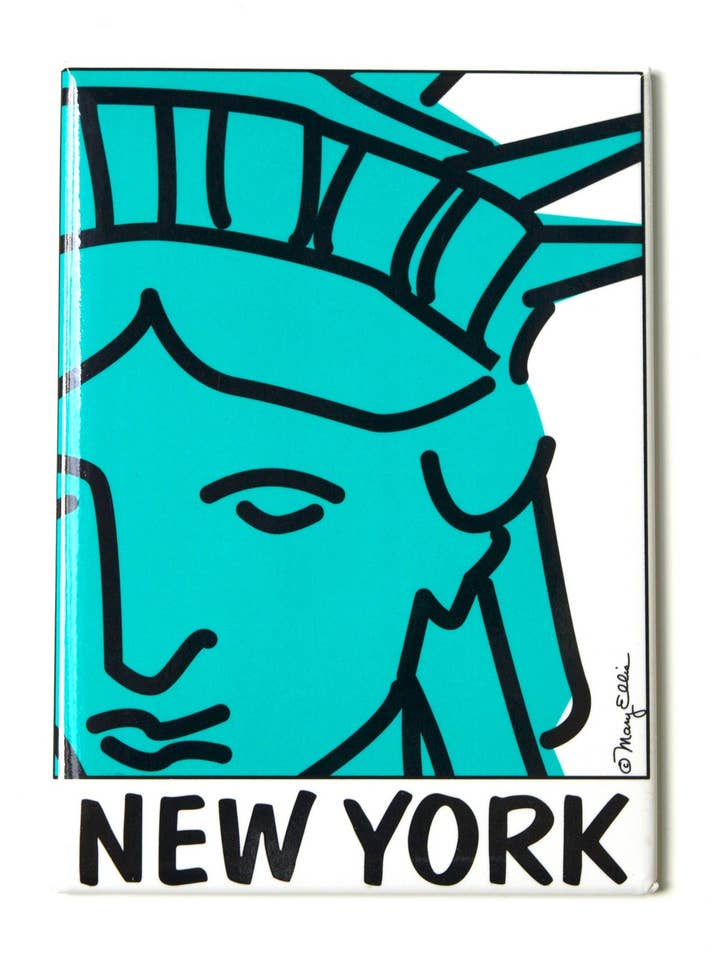 Statue Of Liberty Face Magnet for wholesale by Mary Ellis
