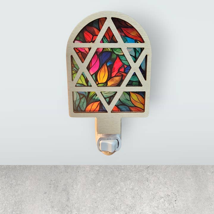 Star of David LED Nightlight –Jewish Religion Gift Decor for wholesale by Gulf Coast Custom