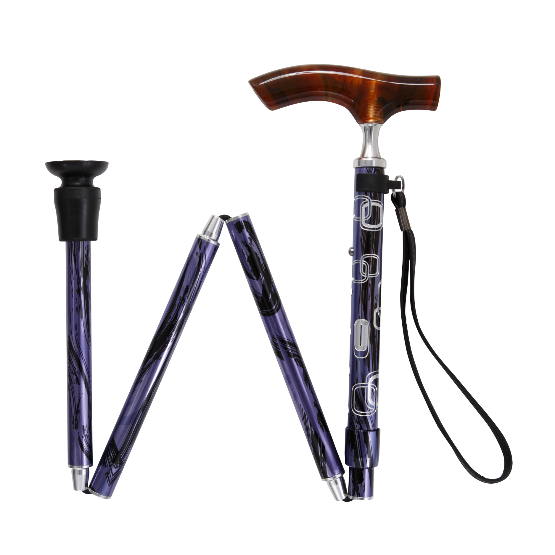 Harvy Canes - Wholesale First Aid Kit - Lucite Fritz Folding Cane0