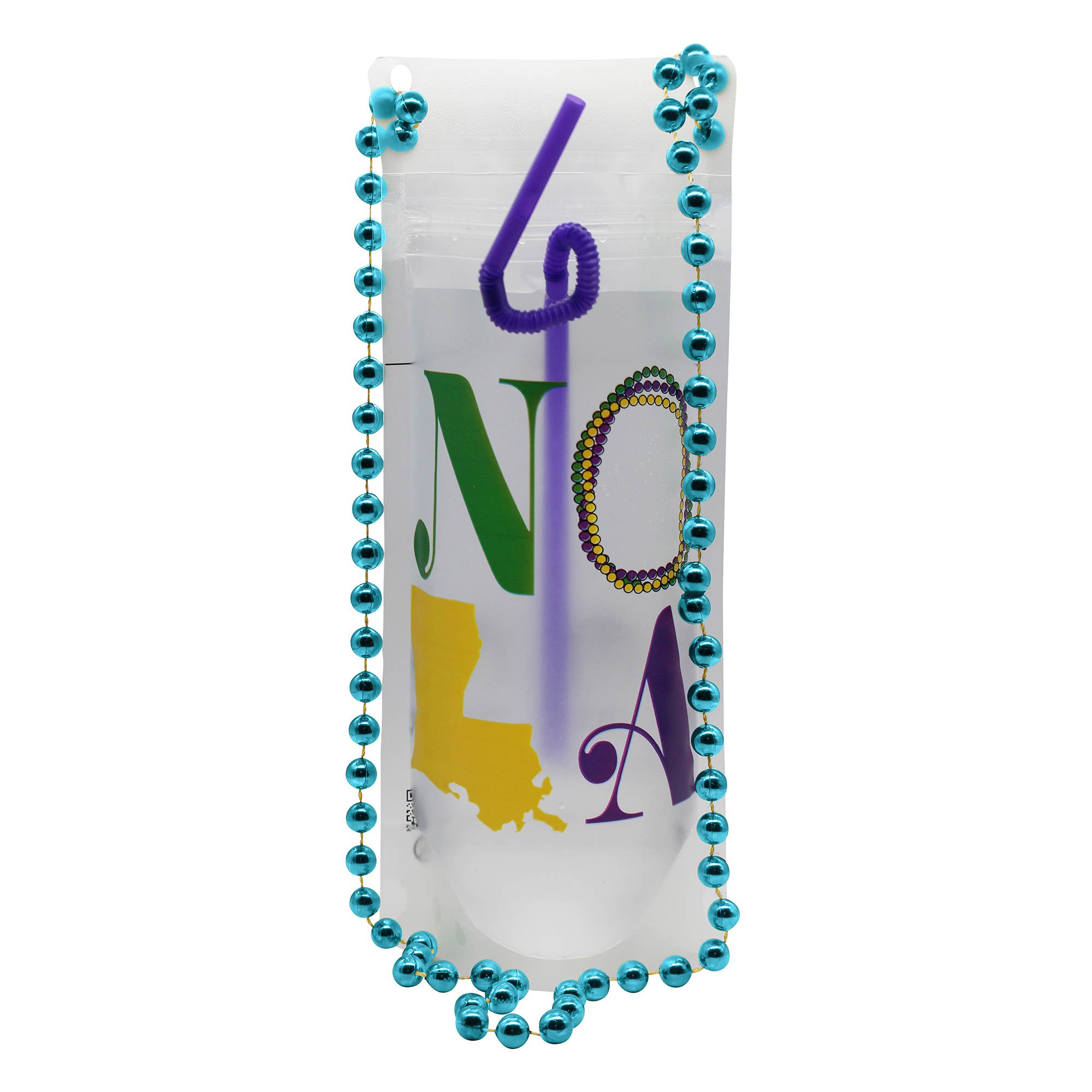 NeckSip – wholesale Party gift – NOLA Mardi Gras - Wearable Drink Pouches (16oz | 2-pk)14