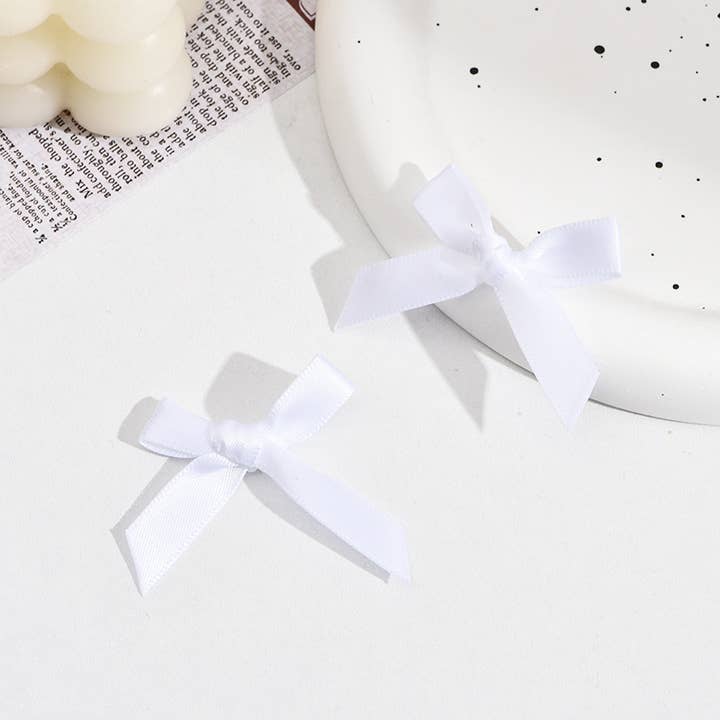 ByHome - Wholesale Bow - Gift Wrapping - 50pcs, 1.8"x1.8" mini double layered polyester ribbon bow