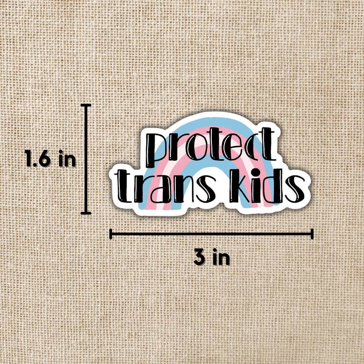 Kingdom of Threads - Wholesale Sticker - Protect Trans Kids Sticker1