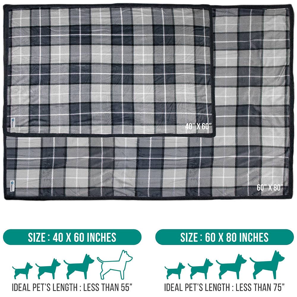PetAmi - Vente Couverture – chat et chien - Couverture pour animaux en polaire réversible91
