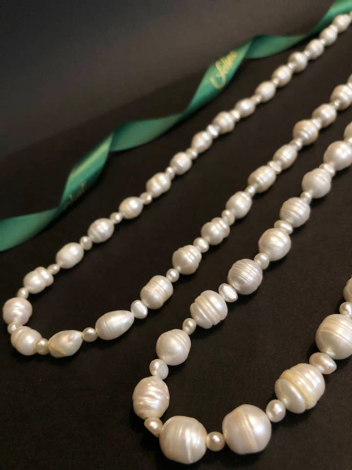 Collar de perlas de agua dulce Annabelle para venta al por mayor de Feline Jewelry Studio Universe