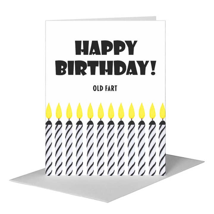 Bougie, Carte de vœux (#8644JA) pour la vente par Printed Canvas