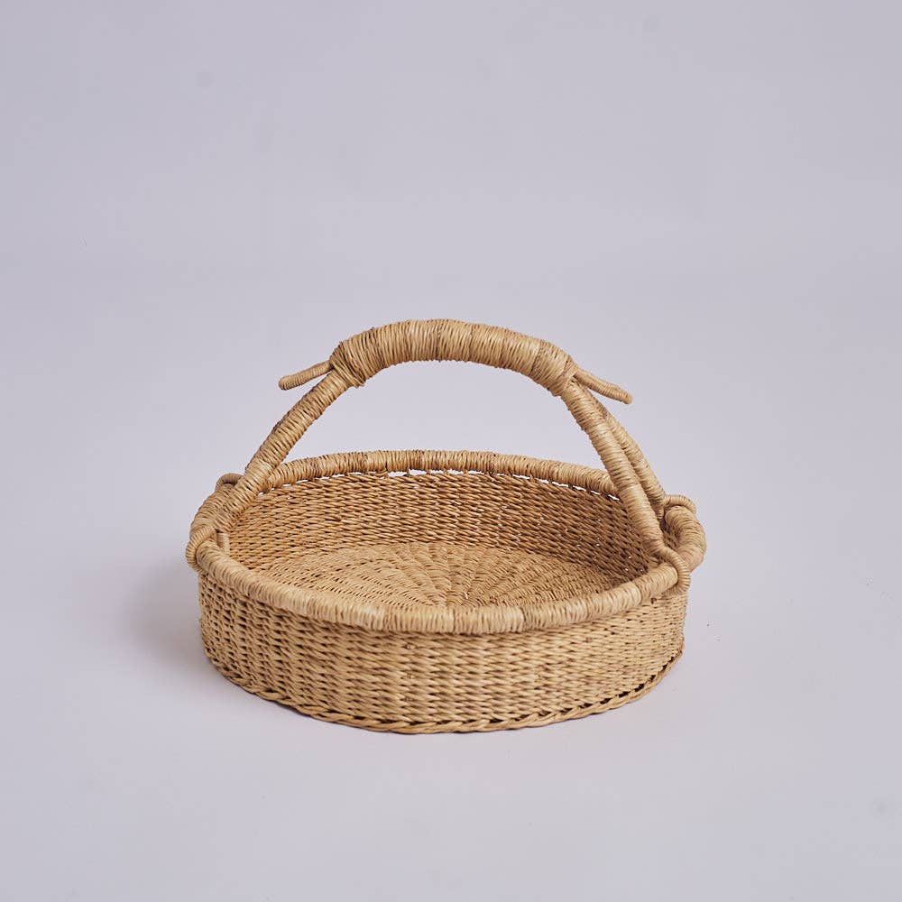 bronzeado Cestos de Colheita Artesanais para venda a revendedores na Faire0