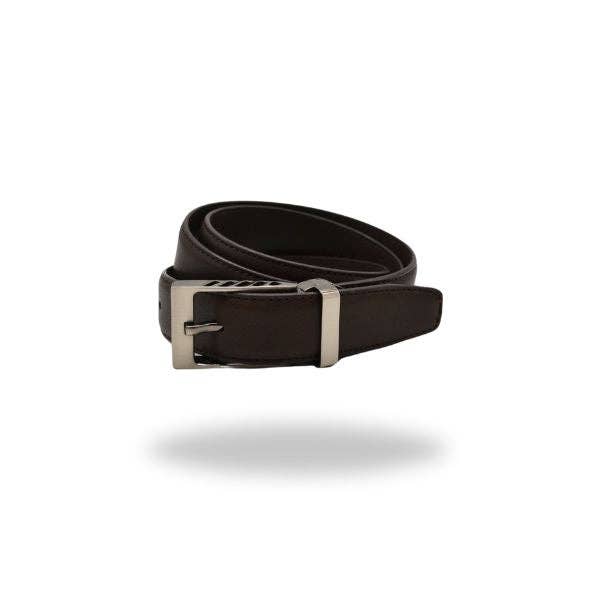Stanford Brown Genuine Leather Belt for wholesale by The Fitting Belt Company