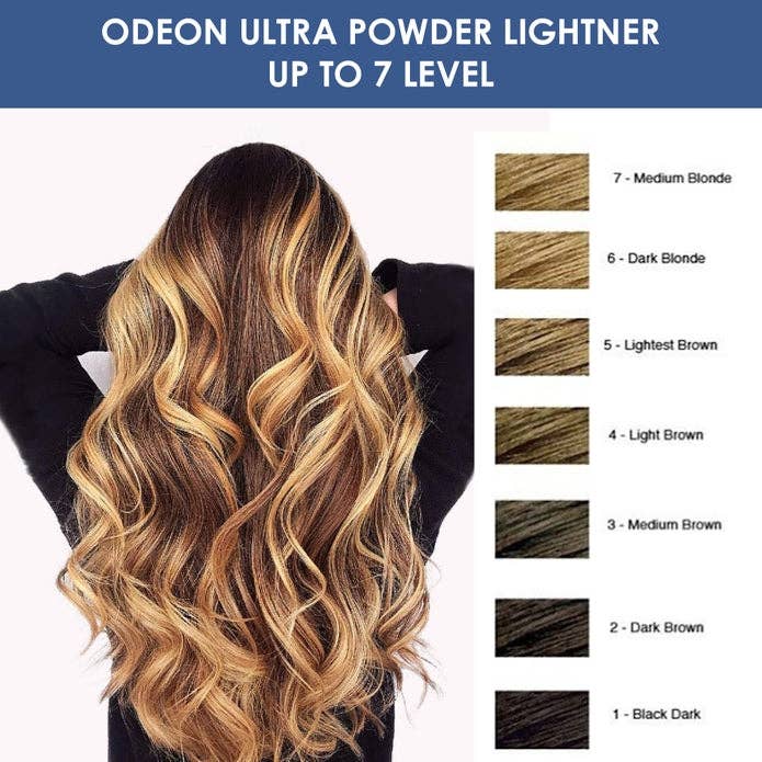 UB BRANDS INC - Wholesale Hair Dye - Odeon Professional Ultra-Lifting Powder Hair Lightener up to 7 Levels (4oz)4