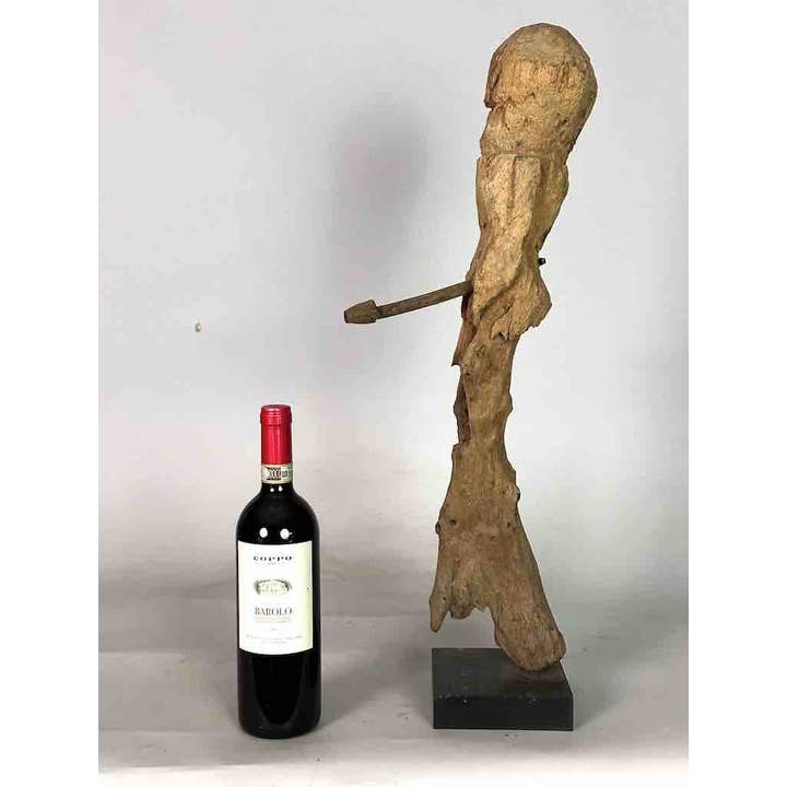 Estátua de Fetiche de Fertilidade para Pénis de Ferro Masculino Vintage Fon | 26" - por atacado de The Niger Bend