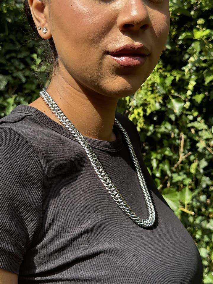 Stainless Steel Link Necklace for wholesale by Urbiana