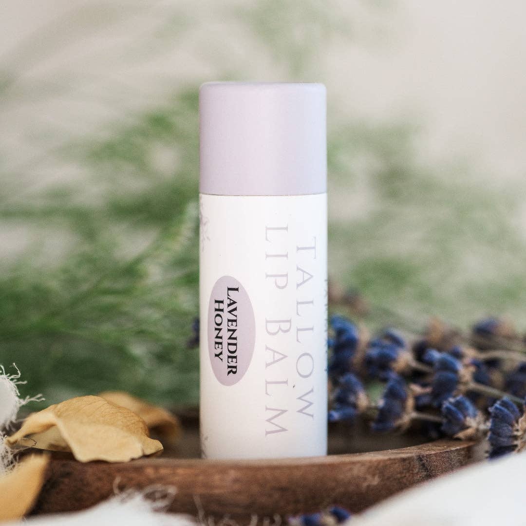 White Sparrow Farmacy - Wholesale Lip Balm - Tallow Lip Balm - Lavender & Honey2