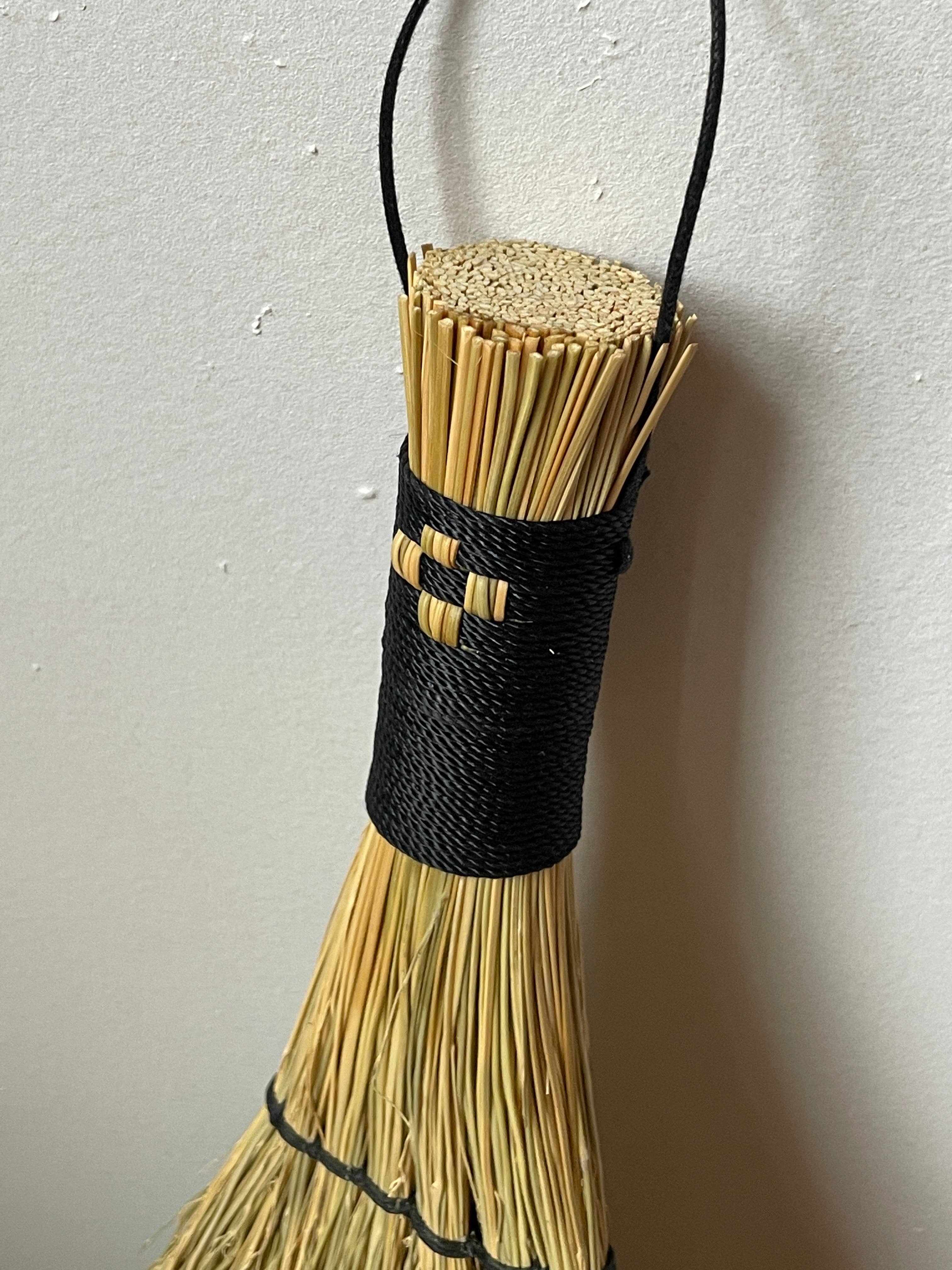 Husk Brooms - Wholesale Broom - Rustic handcrafted quilted broom2