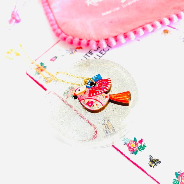 Rosie Rose Parker - Wholesale Pendant/charm necklace - Dainty charm necklace for ladies bird jewellery uk 11