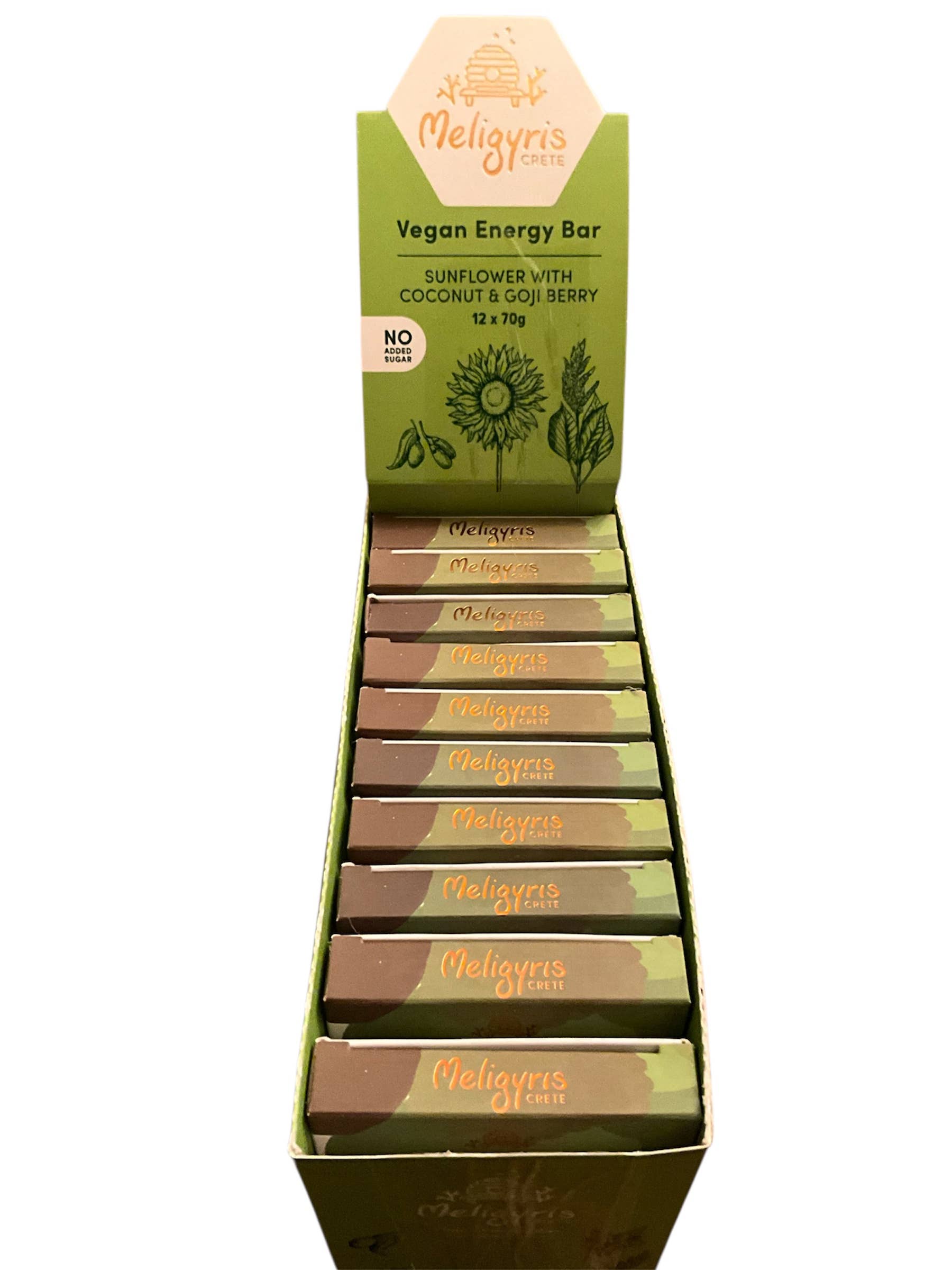 ALETA FARMS - Wholesale Snack Bar - Vegan Energy Bar, Sunflower Seed & Oat Bar, Retail Display 10