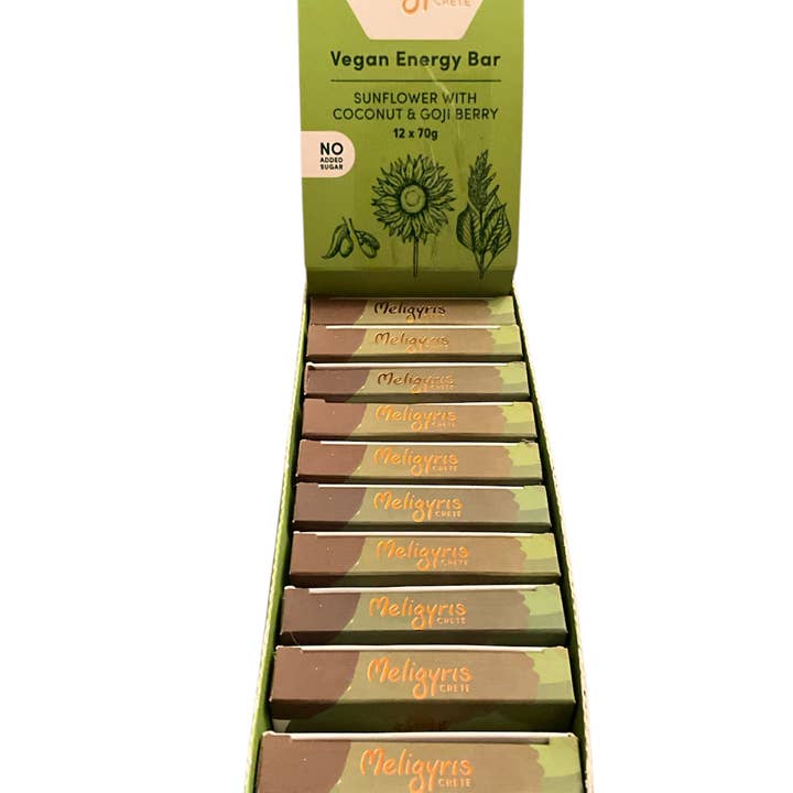 ALETA FARMS - Wholesale Snack Bar - Vegan Energy Bar, Sunflower Seed & Oat Bar, Retail Display 10