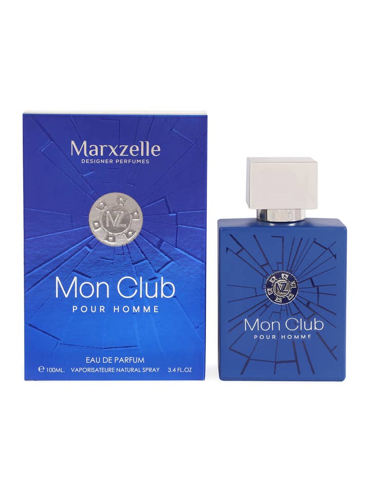 Marxzelle Mon Club:  Men's EDP, 100ml for wholesale by MYS Wholesale Inc