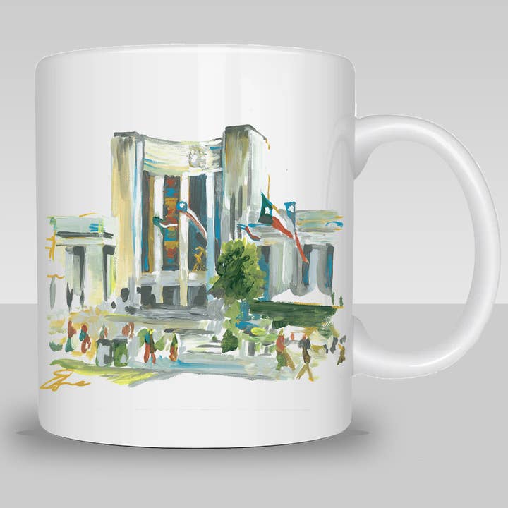 Dallas – Hall of State Coffee Mug for wholesale by Eric Hanson Artwork