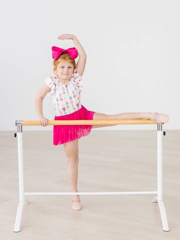 Mila & Rose - Wholesale Leotard - Kids - Ballerina Bows S/S Twirl Leotard