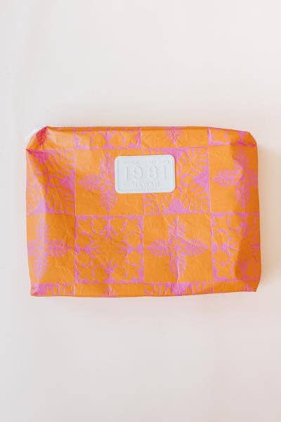 Wings Hawaii - Wholesale Pouch - Women's - Adventure Pouch - Pink + Orange Ulu2