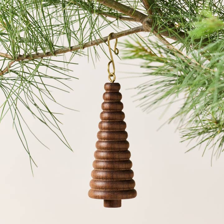 Farmhouse Pottery - Wholesale Ornament - Crafted Wooden Tree Ornaments2