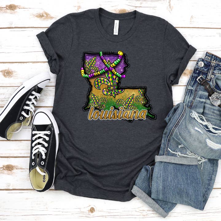 Louisiana Mardi Gras for wholesale by Southern Attitude Designs Inc