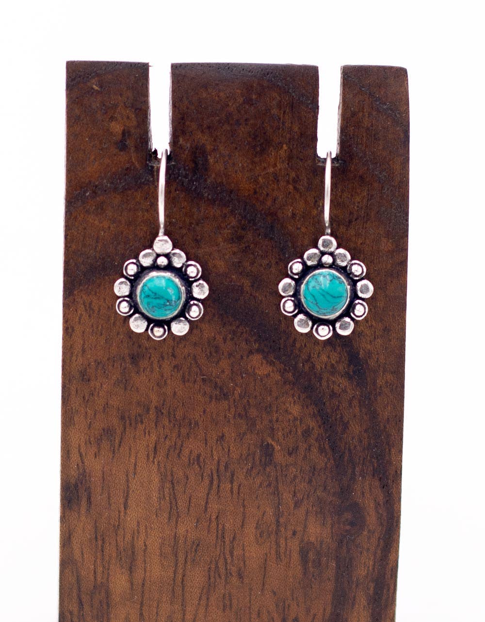 Kimago Look - Wholesale Dangle Earrings - Floral earrings with handcrafted stone | Kimago7