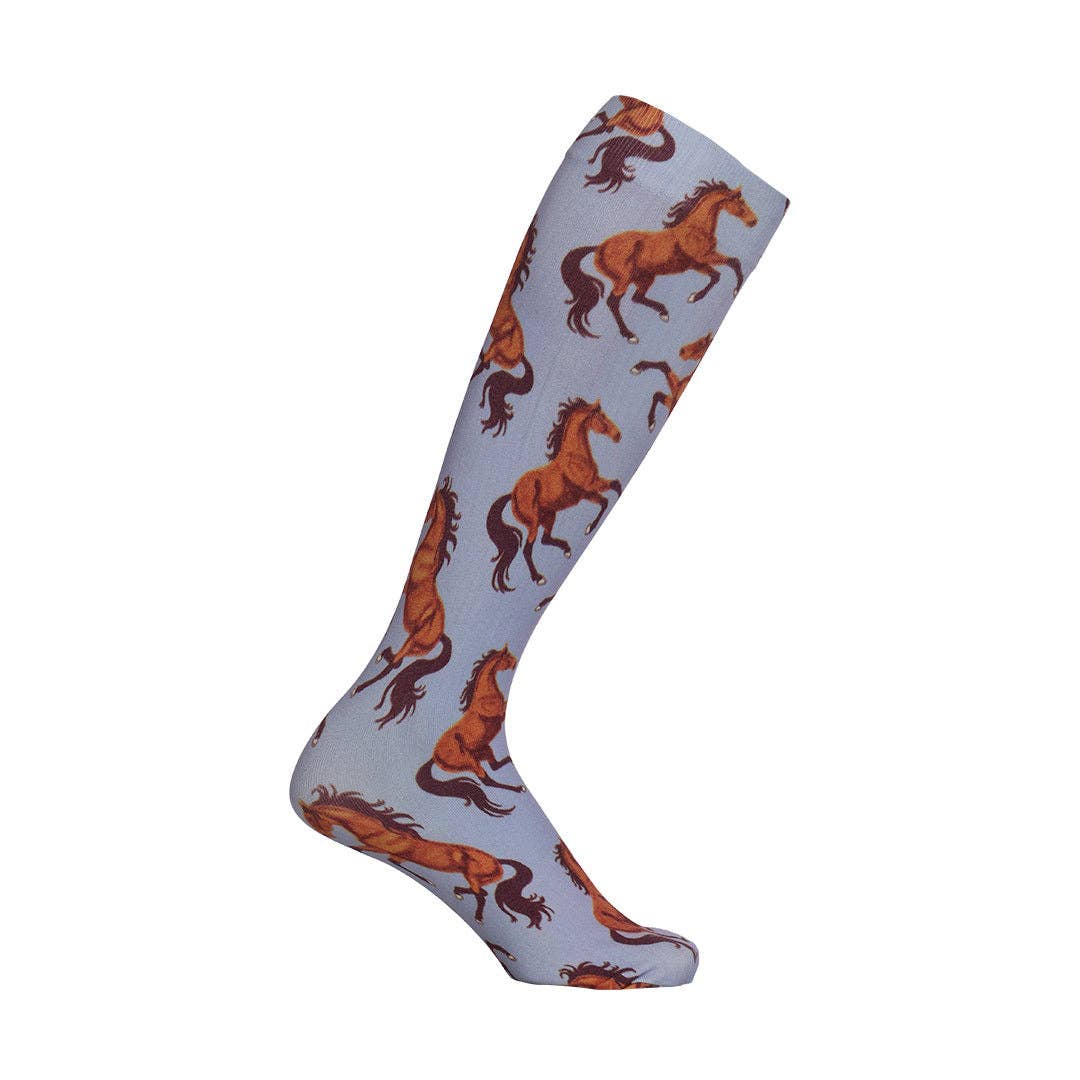 JPC Equestrian – wholesale Socks – Women's – AWST Int'l Lila Bay Horses Socks4