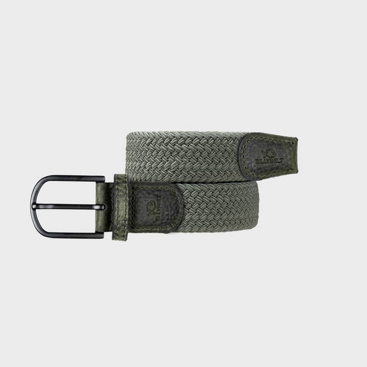 BILLYBELT - Wholesale Belt - Men's - Dark forest elastic braided belt0