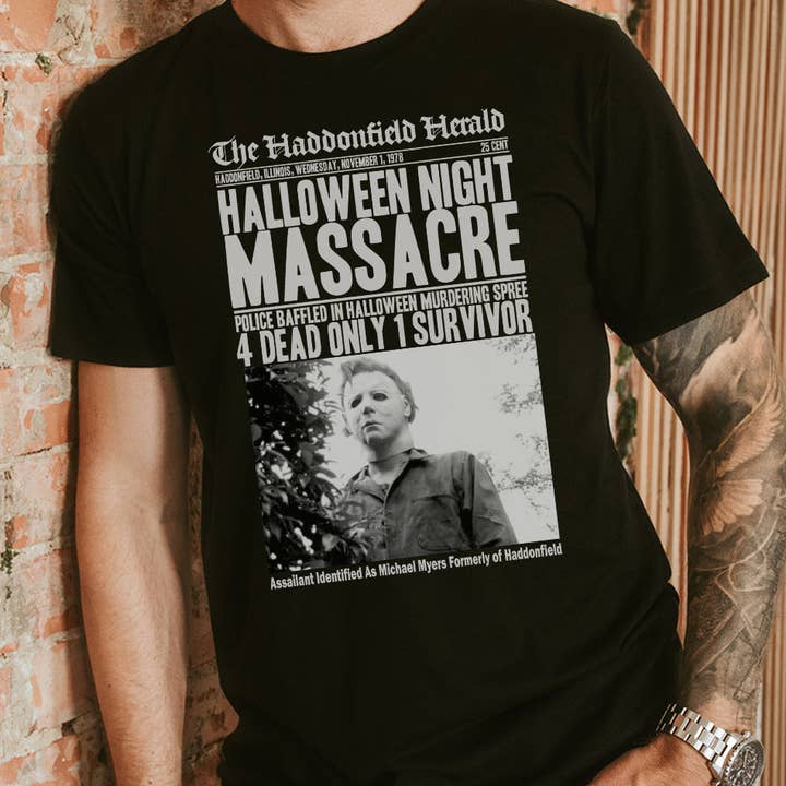 Halloween Night Massacre - Horror Halloween T-Shirt for wholesale by House Of Rodan