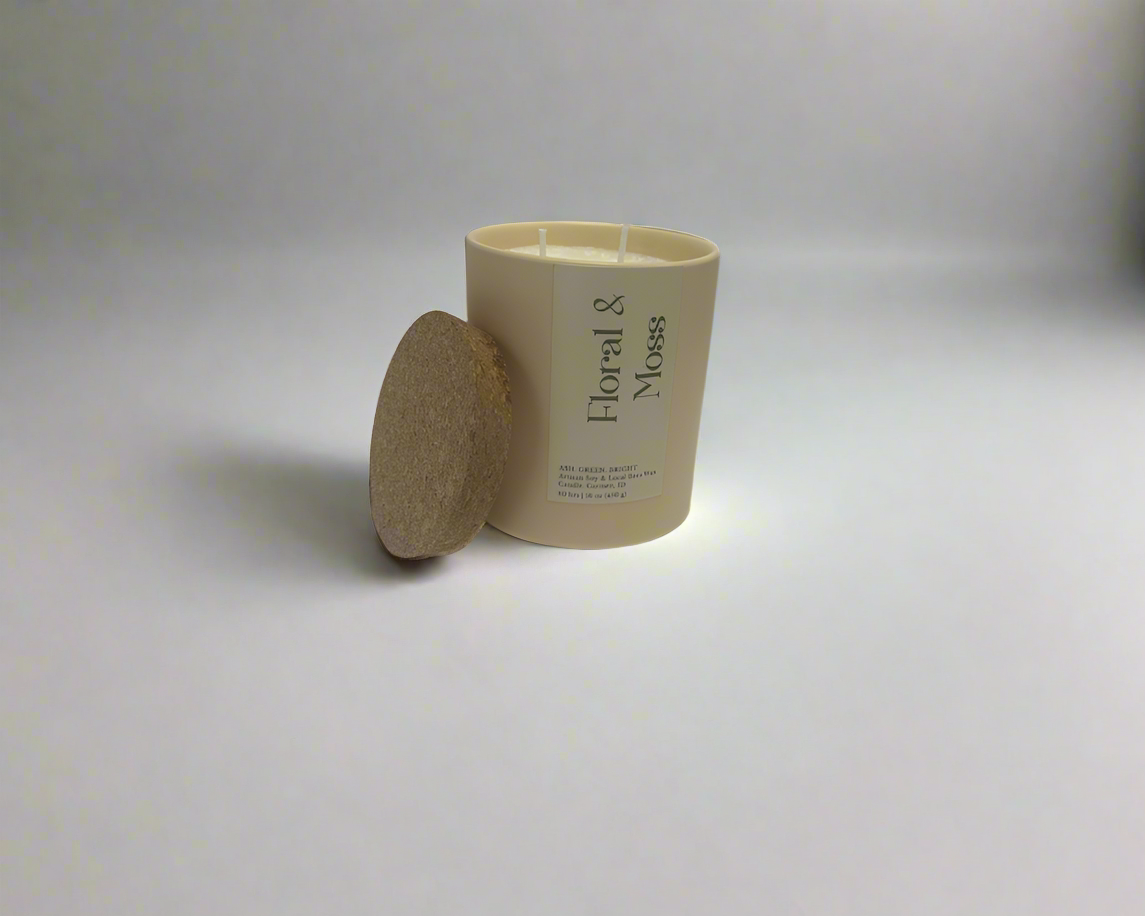 Wild + Co - Wholesale Jar/Filled Candle - Floral & Moss0