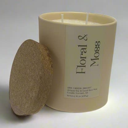 Wild + Co - Wholesale Jar/Filled Candle - Floral & Moss0
