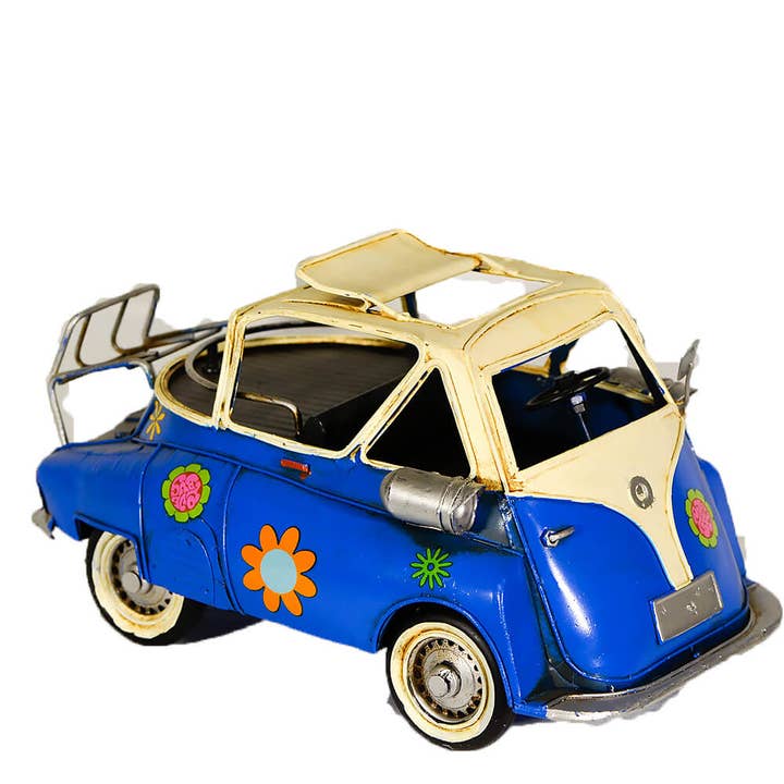 Voiture à bulles rétro en métal 28cm pour la vente par giftland