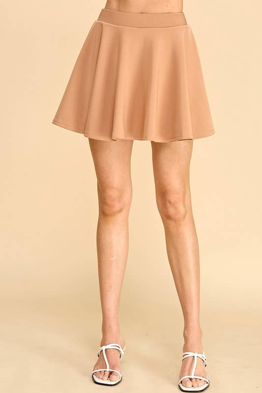 MIO WHOLESALE – Engroshandel Skørt - Dame – SCU07X PLUS STØRRELSESCUBA FLARE SKORT4