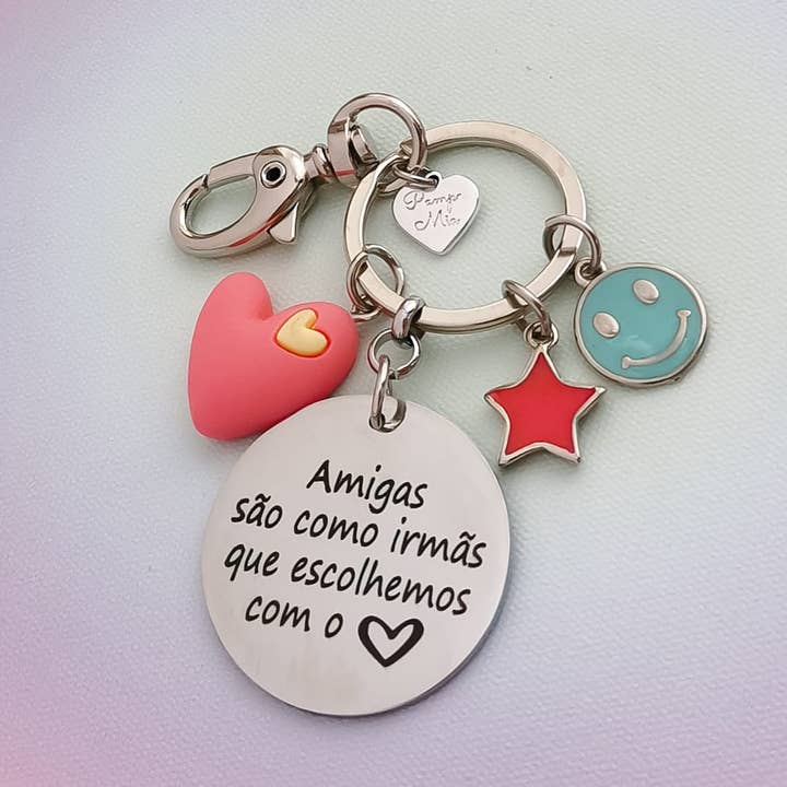 Keychain Friends are sisters for wholesale by Pampa Mia