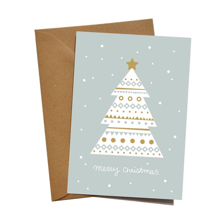 Weihnachtskarte "Weihnachtsbaum" für den Großhandel von mimie & joe