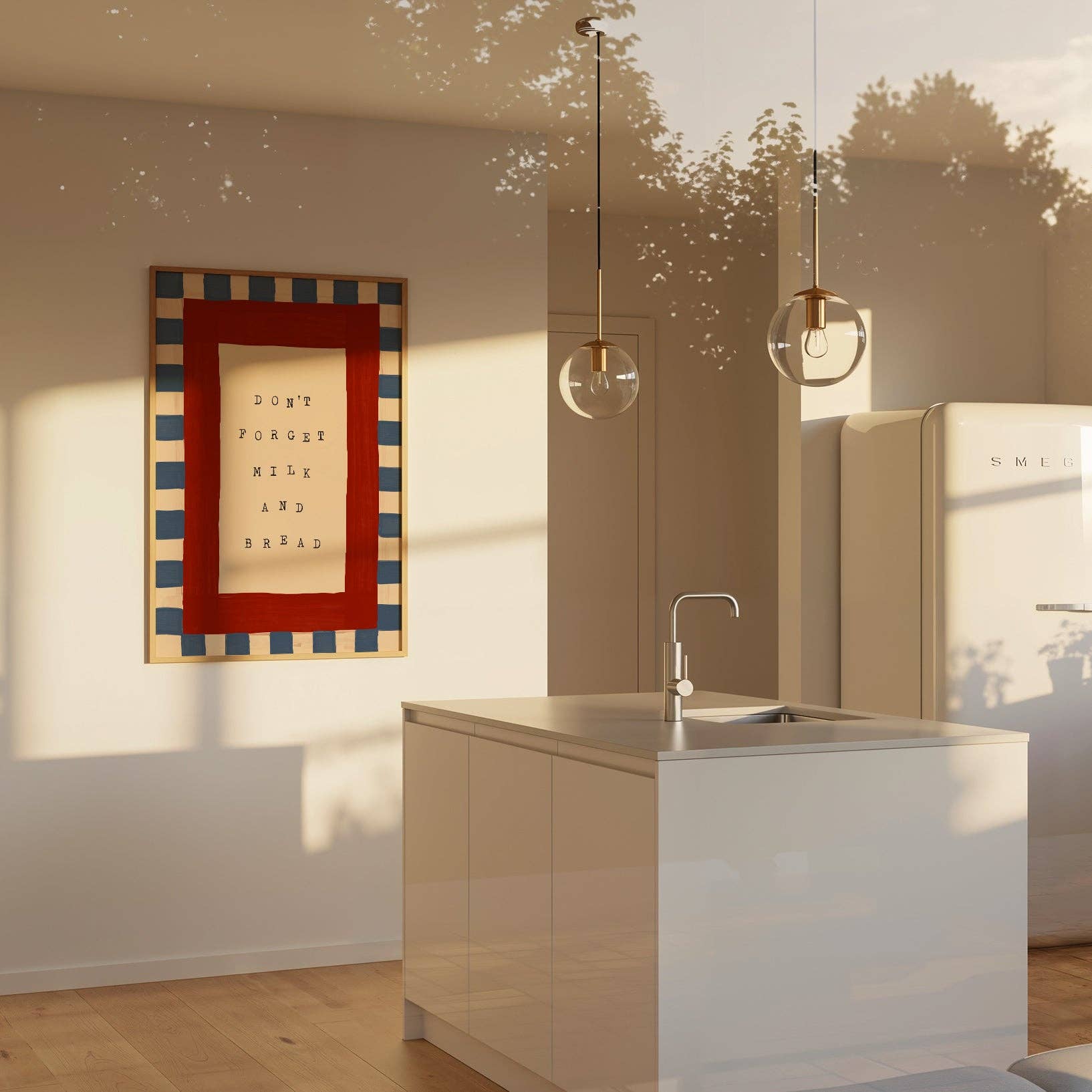 Lune Club - Vente Affiche d'art - N'oubliez pas le lait et le pain Imprimer7